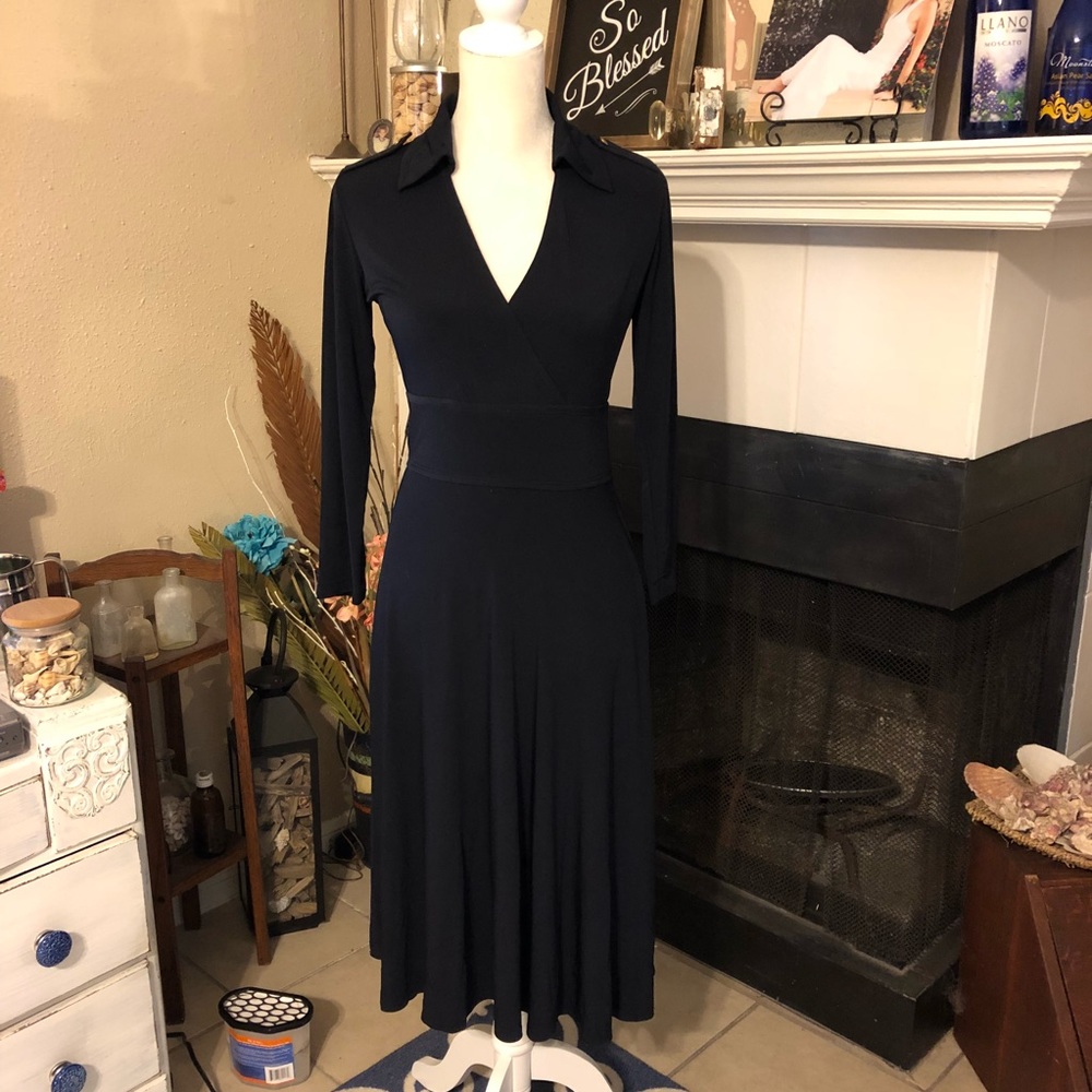 Donna Morgan Navy Dress (B20)
